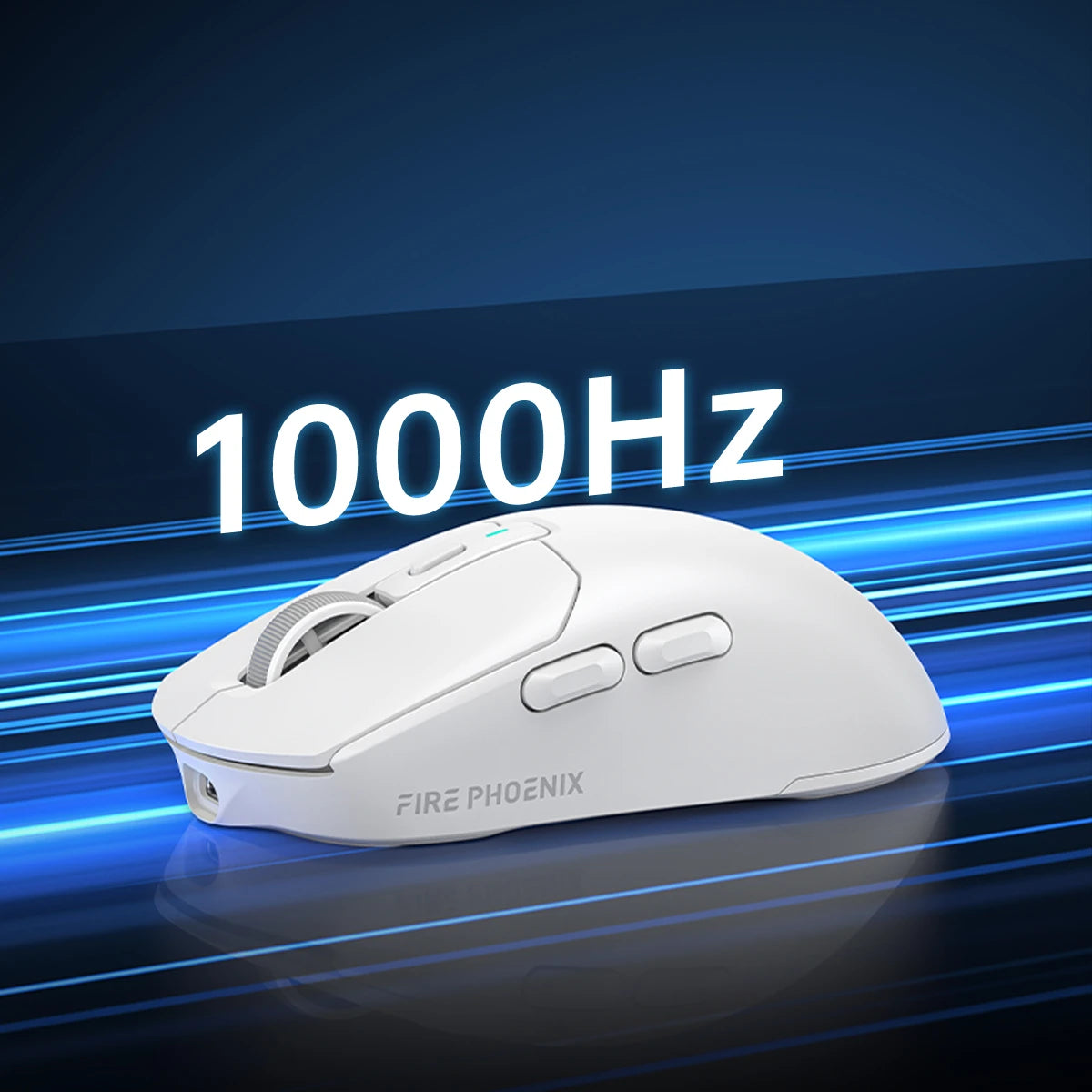 Mouse Gamer Sem Fio Tri-Mode 24000 DPI com Dock RGB Fire Phoenix
