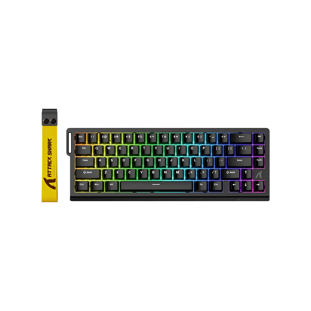 Teclado Magnético Attack Shark X68HE 8KHz Hall Effect Ultra Responsivo para FPS